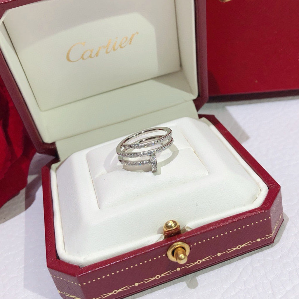 [CharmAmor]JUSTE RING 4.8MM FULL DIAMOND