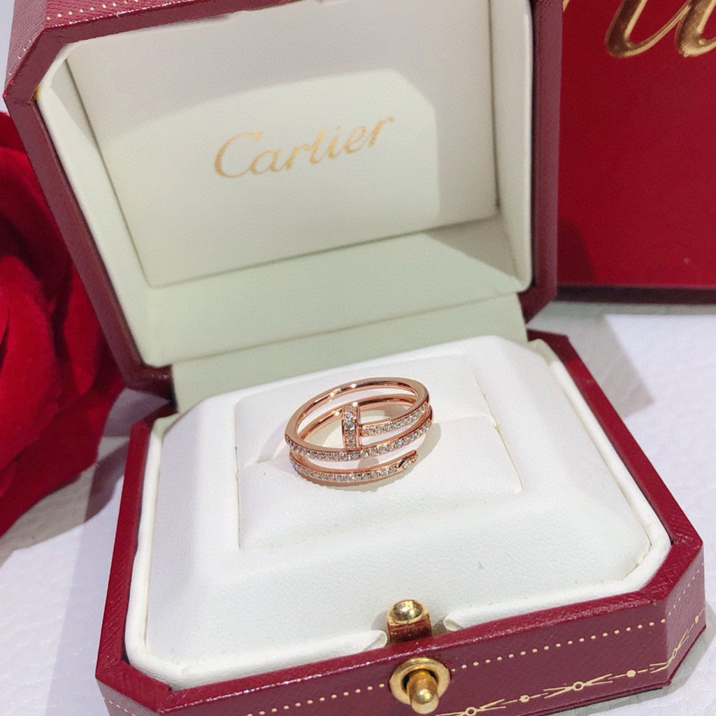 [CharmAmor]JUSTE RING 4.8MM FULL DIAMOND