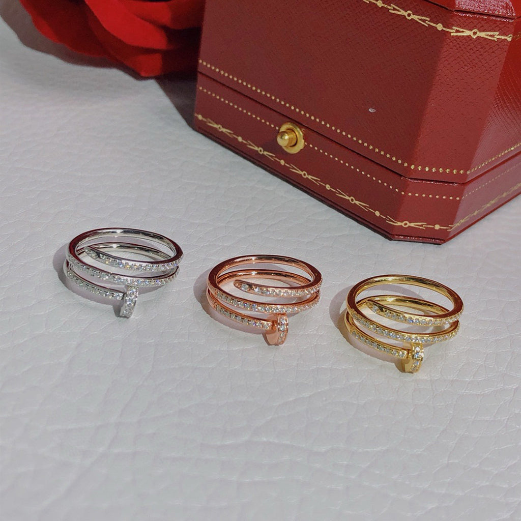 [CharmAmor]JUSTE RING 4.8MM FULL DIAMOND