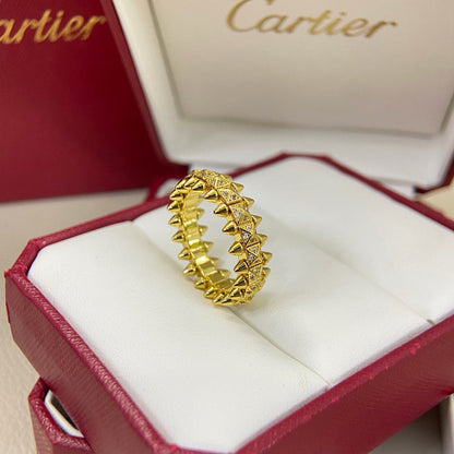 [CharmAmor]CLASH 6.4MM SMALL FULL DIAMOND RING