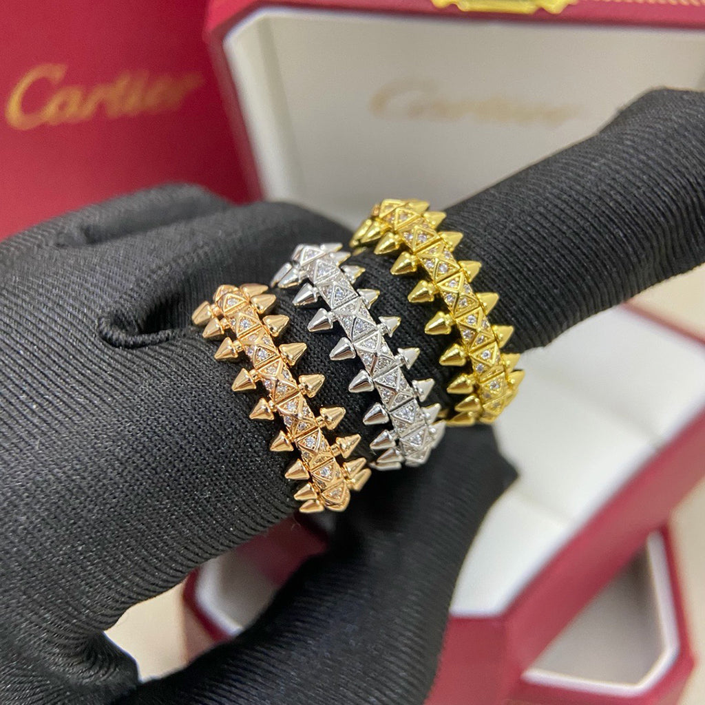 [CharmAmor]CLASH 6.4MM SMALL FULL DIAMOND RING