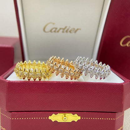 [CharmAmor]CLASH 6.4MM SMALL FULL DIAMOND RING