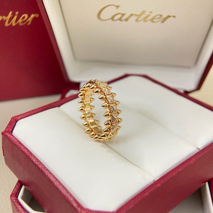 [CharmAmor]CLASH 6.4MM SMALL FULL DIAMOND RING