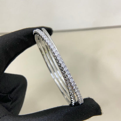 [CharmAmor]ETINCELLE HALF-PAVED DIAMOND BRACELET