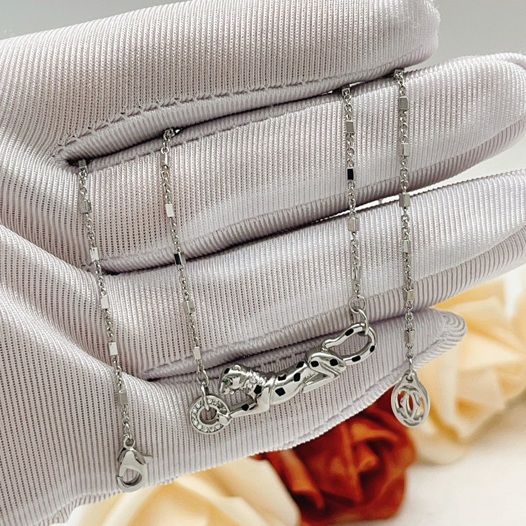 [CharmAmor]PANTHERE FULL DIAMOND NECKLACE