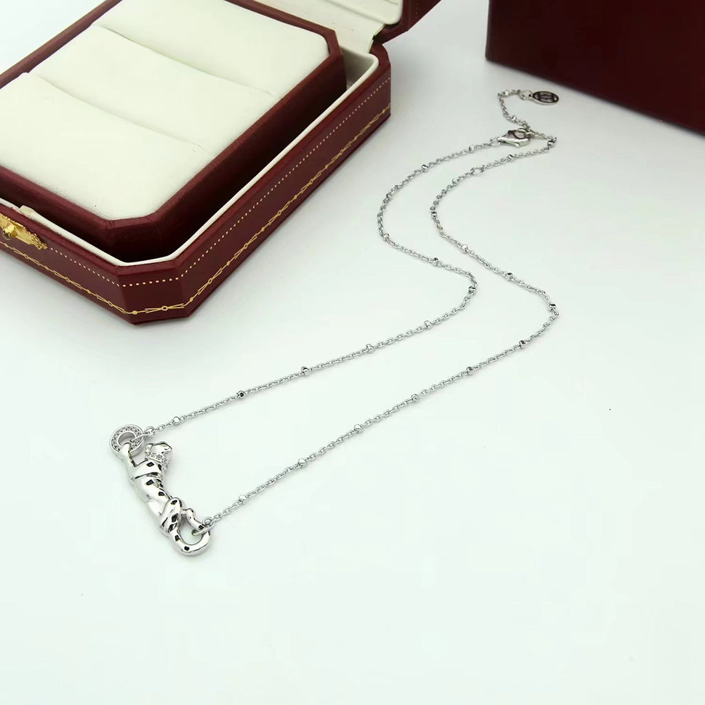 [CharmAmor]PANTHERE FULL DIAMOND NECKLACE
