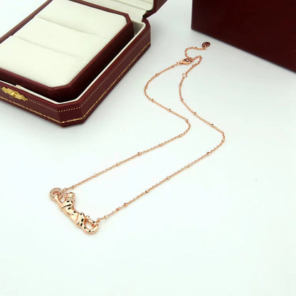 [CharmAmor]PANTHERE FULL DIAMOND NECKLACE