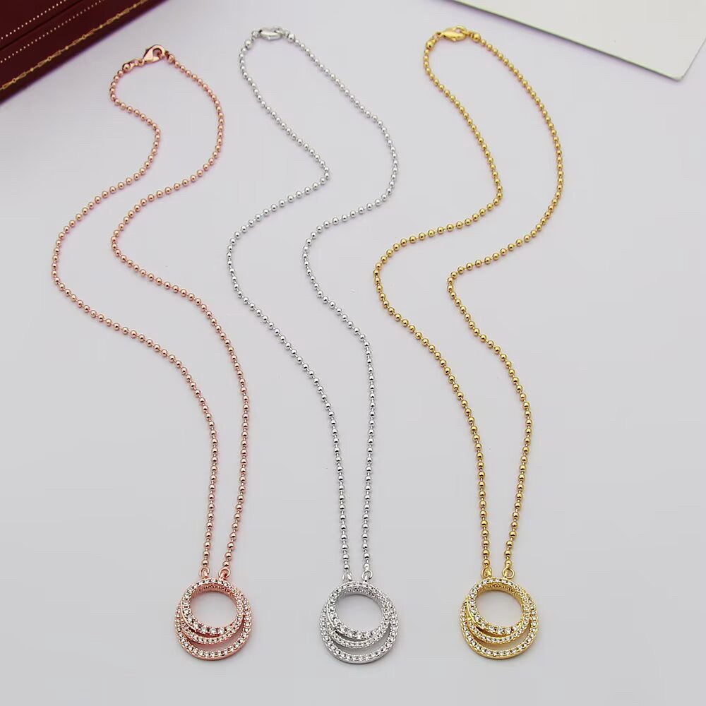 [CharmAmor]ETINCELLE  FULL DIAMOND NECKLACE