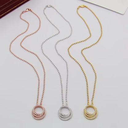 [CharmAmor]ETINCELLE  FULL DIAMOND NECKLACE