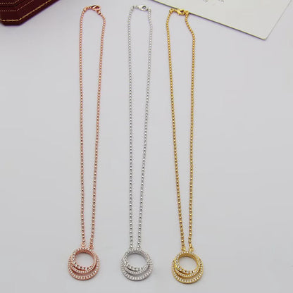 [CharmAmor]ETINCELLE  FULL DIAMOND NECKLACE