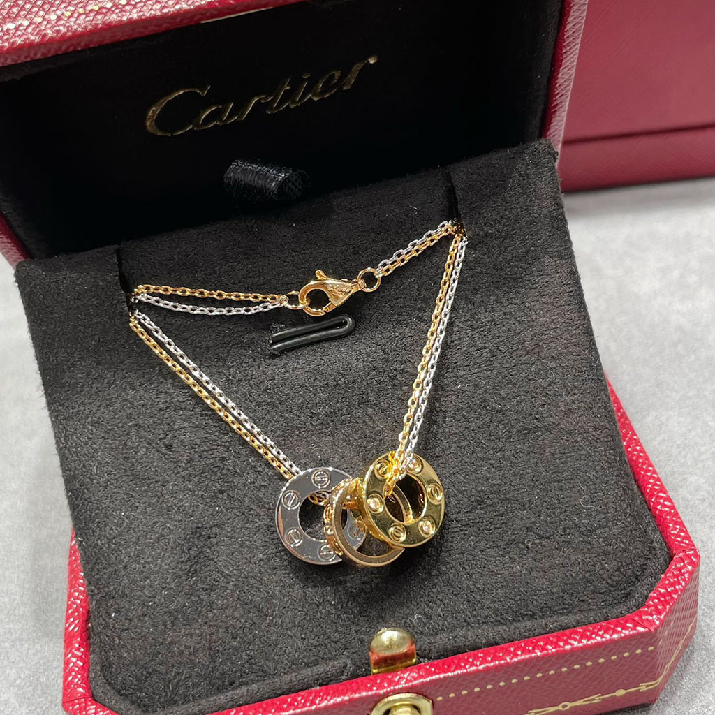 [CharmAmor]LOVE 6 DIAMOND PENDANT NECKLACE