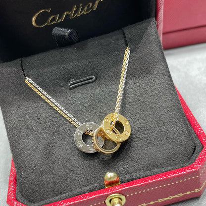 [CharmAmor]LOVE 6 DIAMOND PENDANT NECKLACE