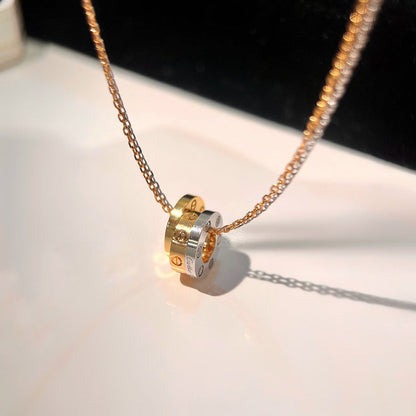 [CharmAmor]LOVE 6 DIAMOND PENDANT NECKLACE