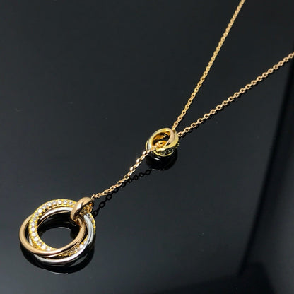 [CharmAmor]TRINITY DIAMONDS NECKLACE