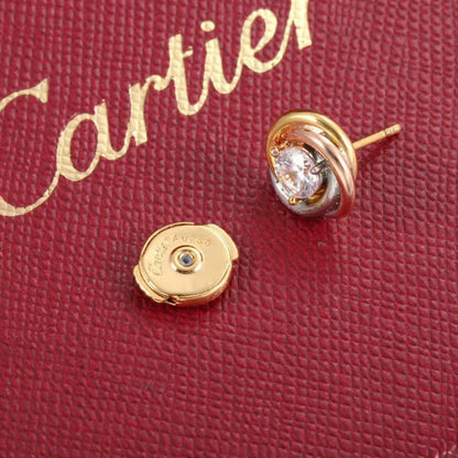 [CharmAmor]TRINITY STUD DIAMOND EARRINGS
