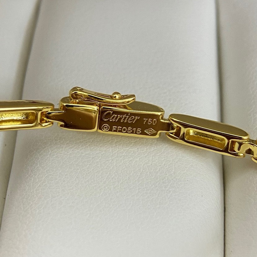 [CharmAmor]PANTHERE HALF DIAMOND ON CHAIN BRACELET