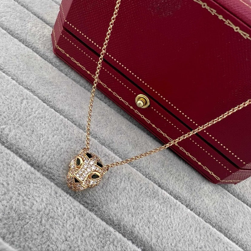 [CharmAmor]PANTHERE FULL DIAMOND NECKLACE