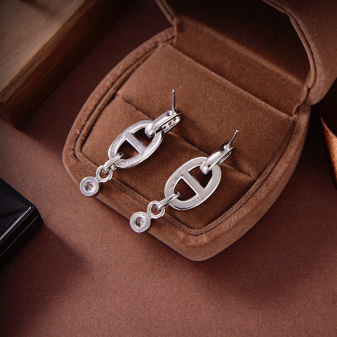[CharmAmor]HM CHAINE DIAMOND EARRINGS