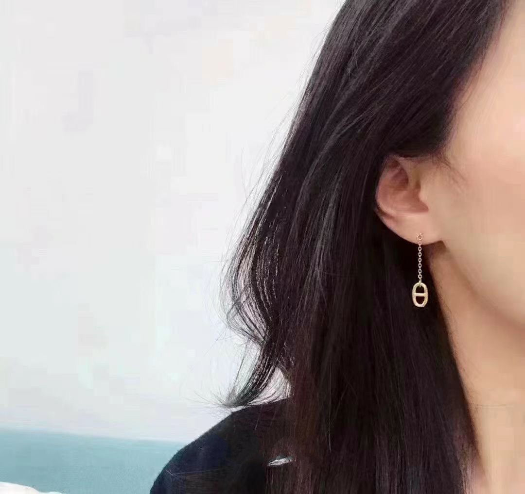 [CharmAmor]CHAINE TASSEL EARRINGS