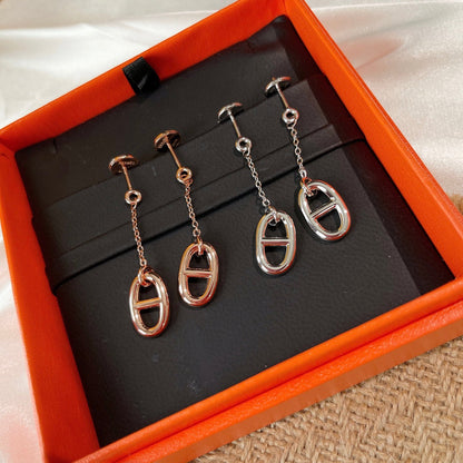 [CharmAmor]CHAINE TASSEL EARRINGS