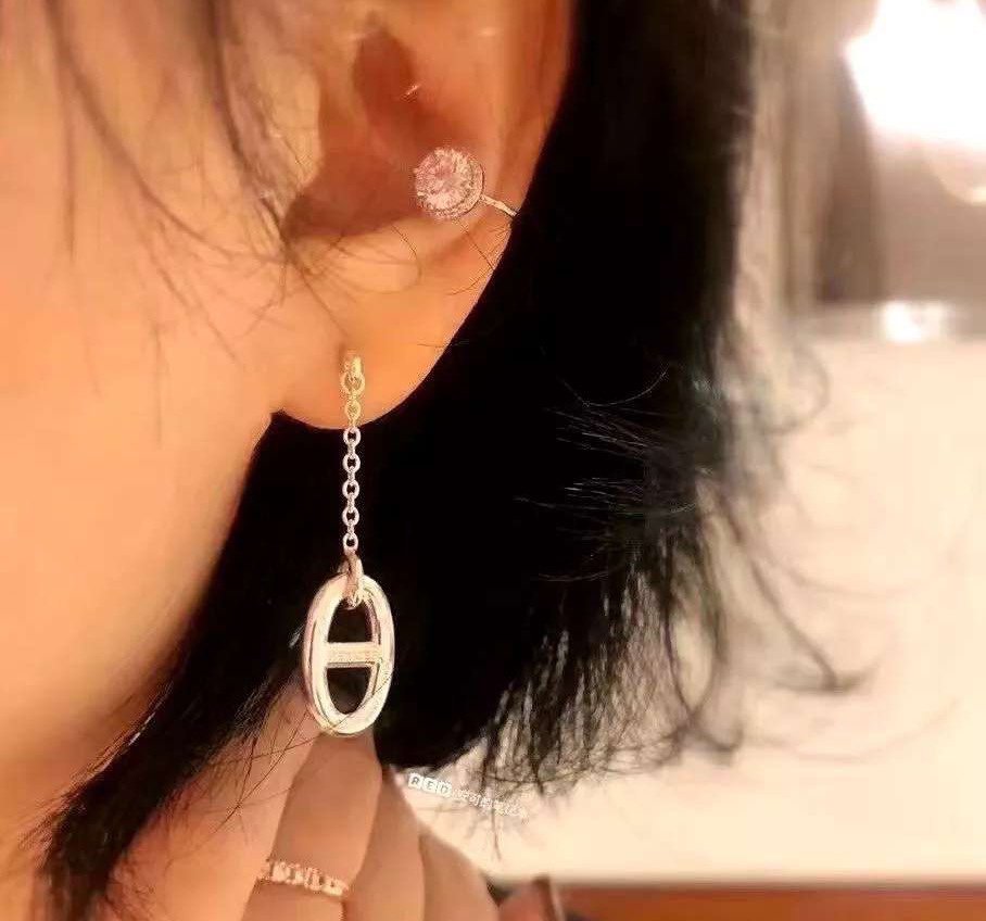 [CharmAmor]CHAINE TASSEL EARRINGS