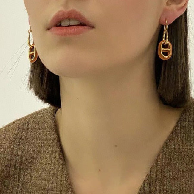 [CharmAmor]HM O'MAILLON GOLD EARRINGS