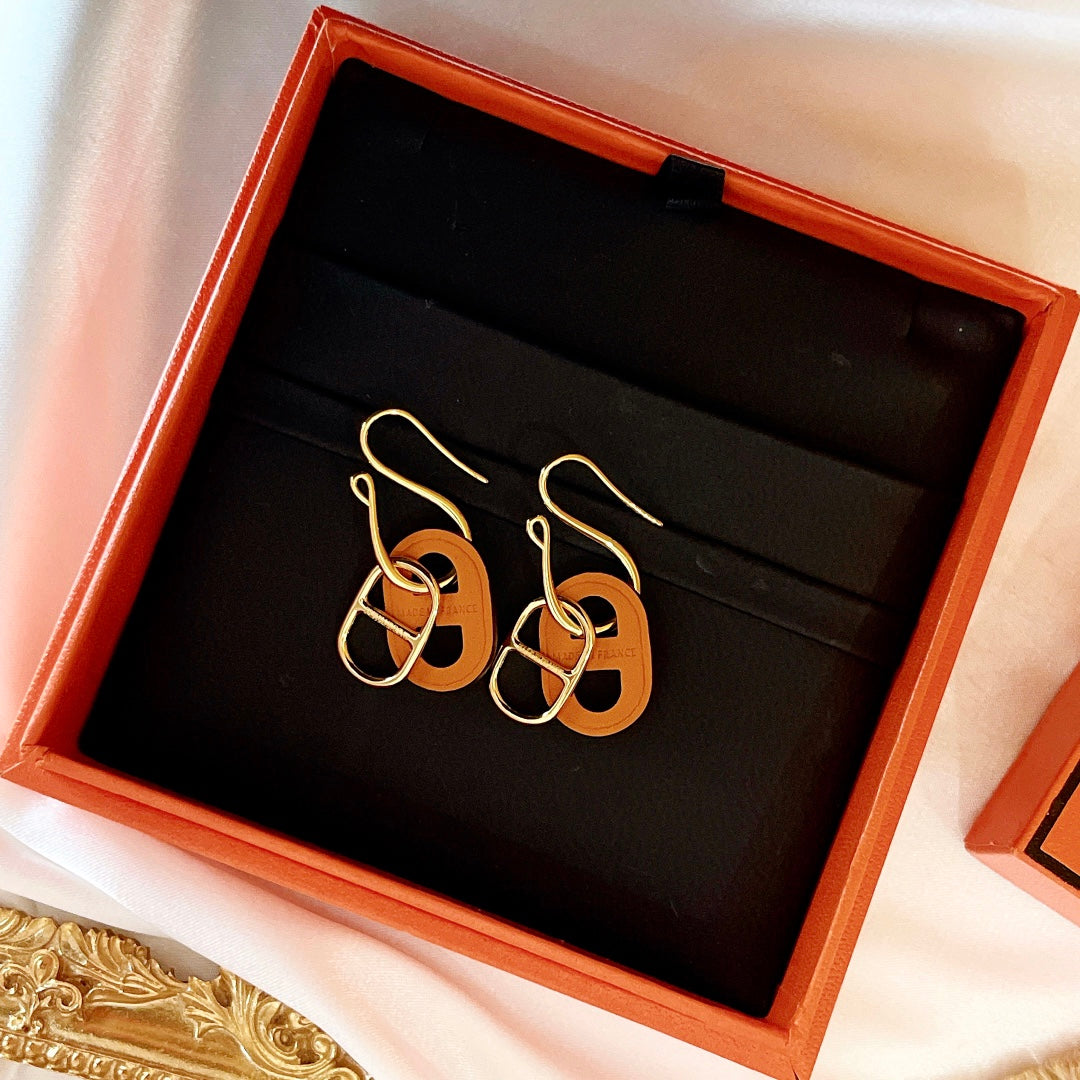 [CharmAmor]HM O'MAILLON GOLD EARRINGS