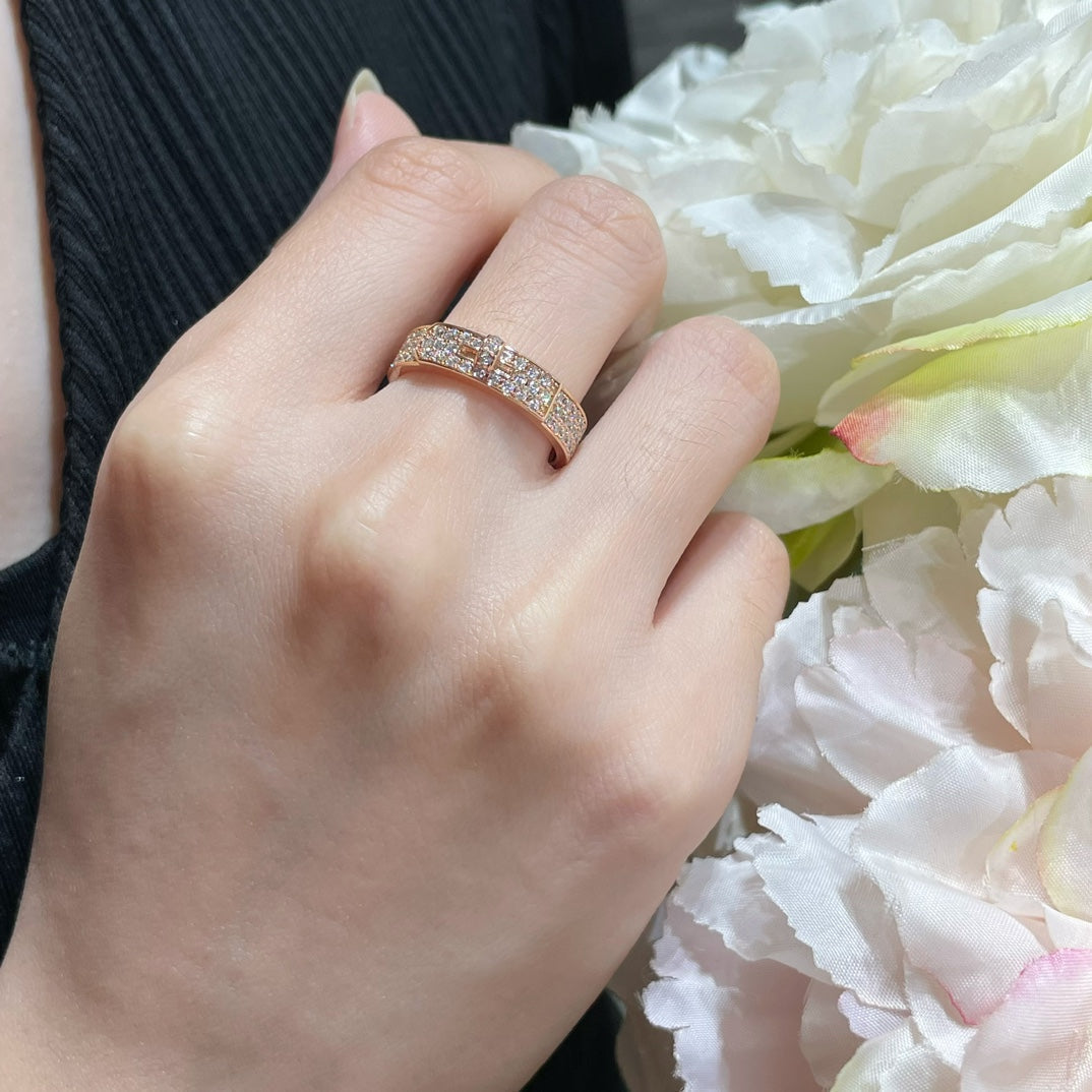 [CharmAmor]KELLY PINK GOLD DIAMOND RING