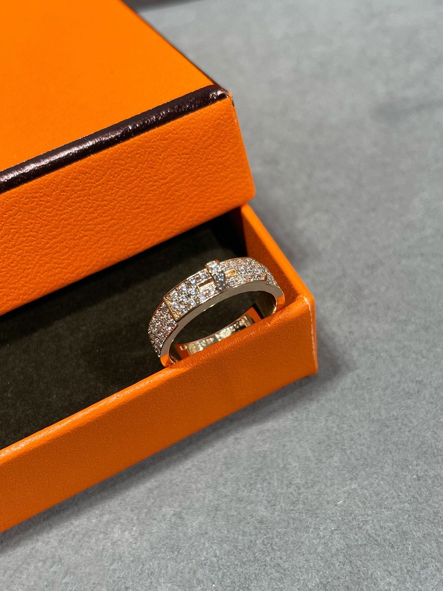 [CharmAmor]KELLY PINK GOLD DIAMOND RING