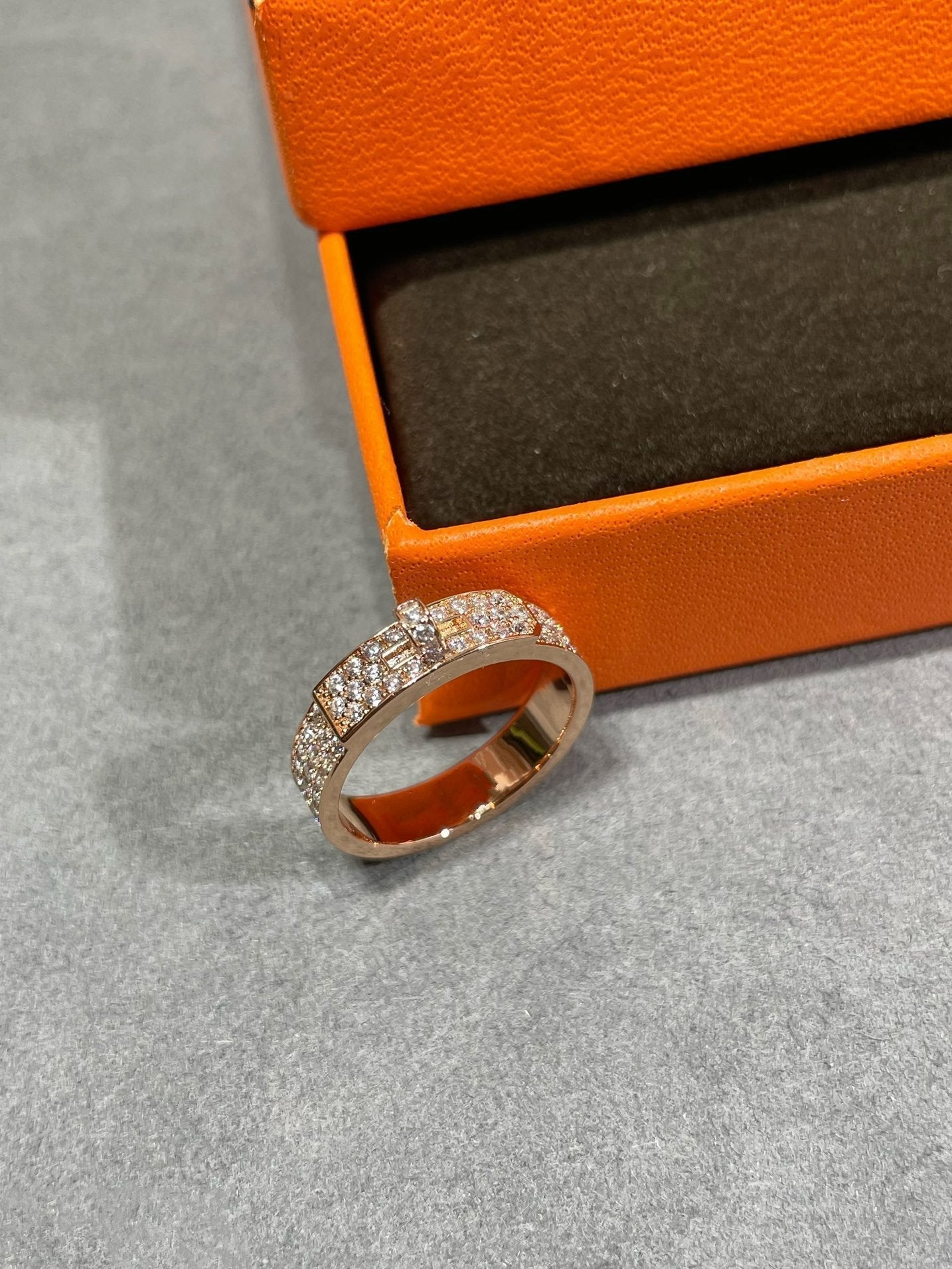 [CharmAmor]KELLY PINK GOLD DIAMOND RING