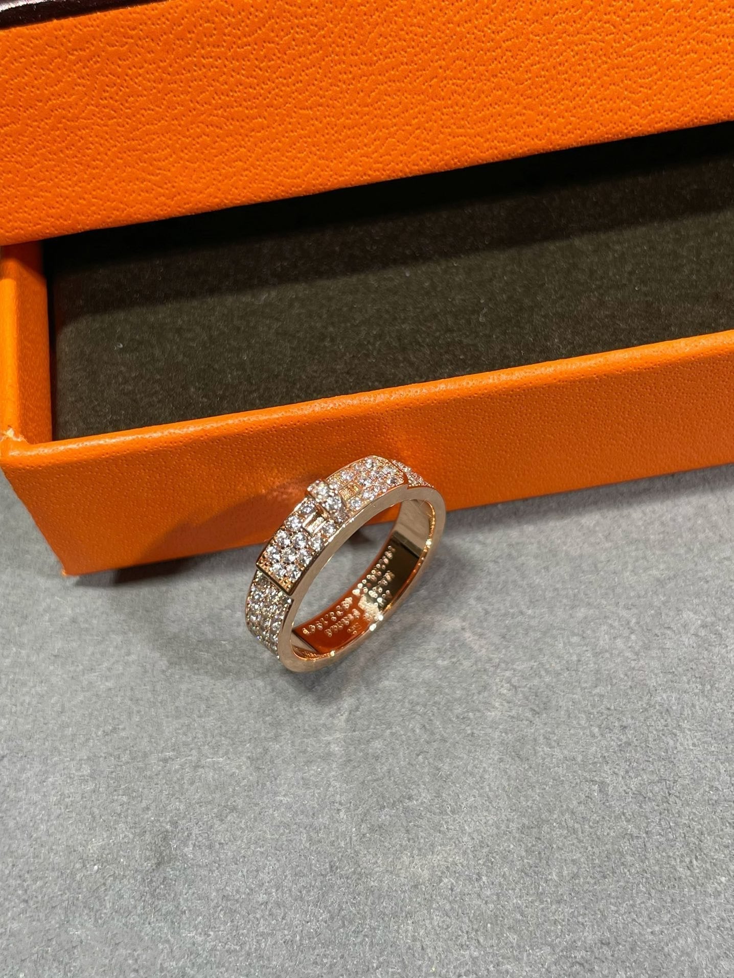 [CharmAmor]KELLY PINK GOLD DIAMOND RING