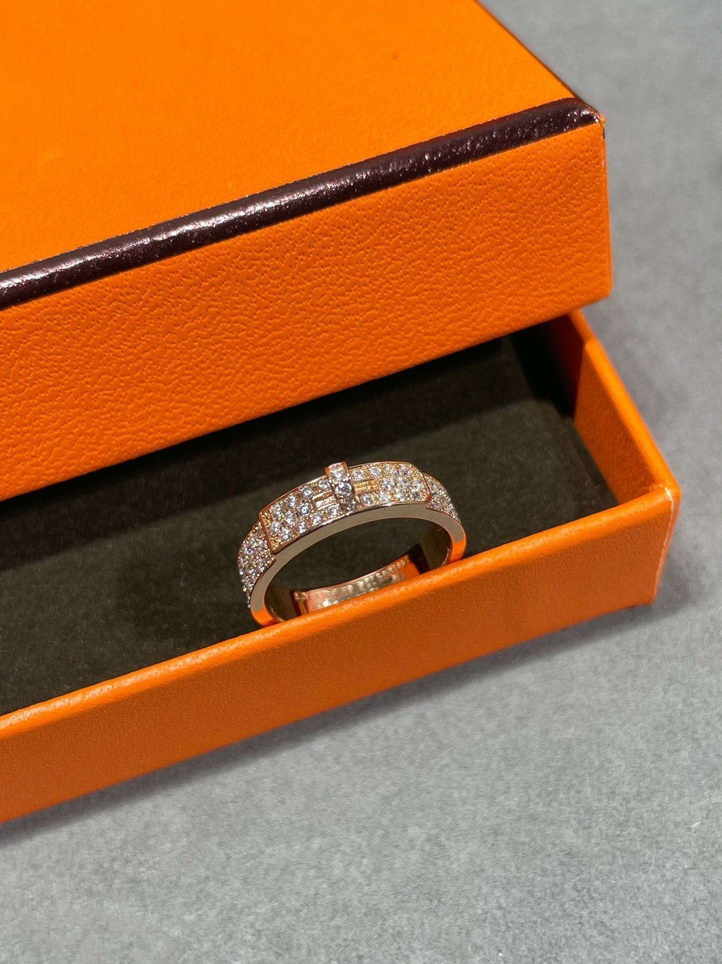 [CharmAmor]KELLY PINK GOLD DIAMOND RING