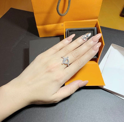 [CharmAmor]ECHAPPEE RING SILVER DIAMOND