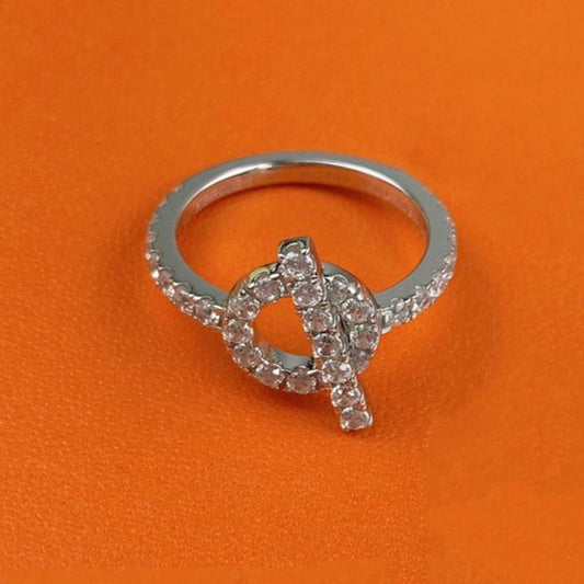[CharmAmor]ECHAPPEE RING SILVER DIAMOND