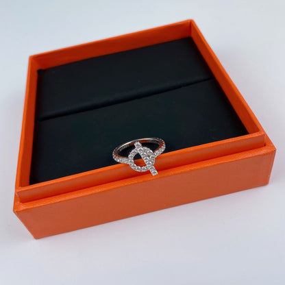[CharmAmor]ECHAPPEE RING SILVER DIAMOND