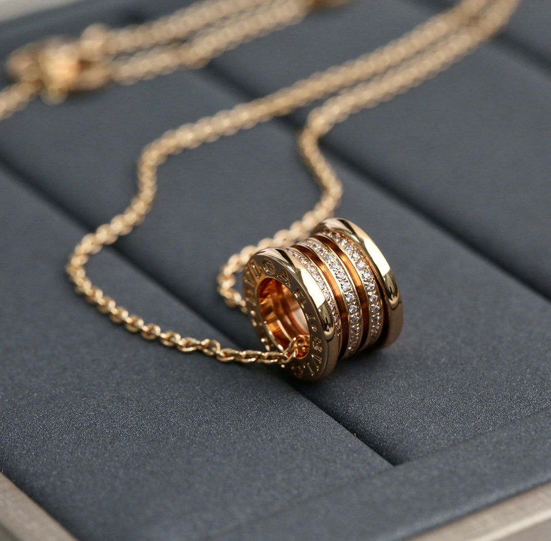 [CharmAmor]ZERO 1 PINK GOLD DIAMOND NECKLACE