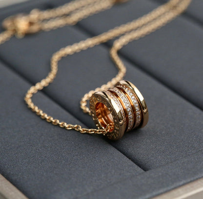 [CharmAmor]ZERO 1 PINK GOLD DIAMOND NECKLACE
