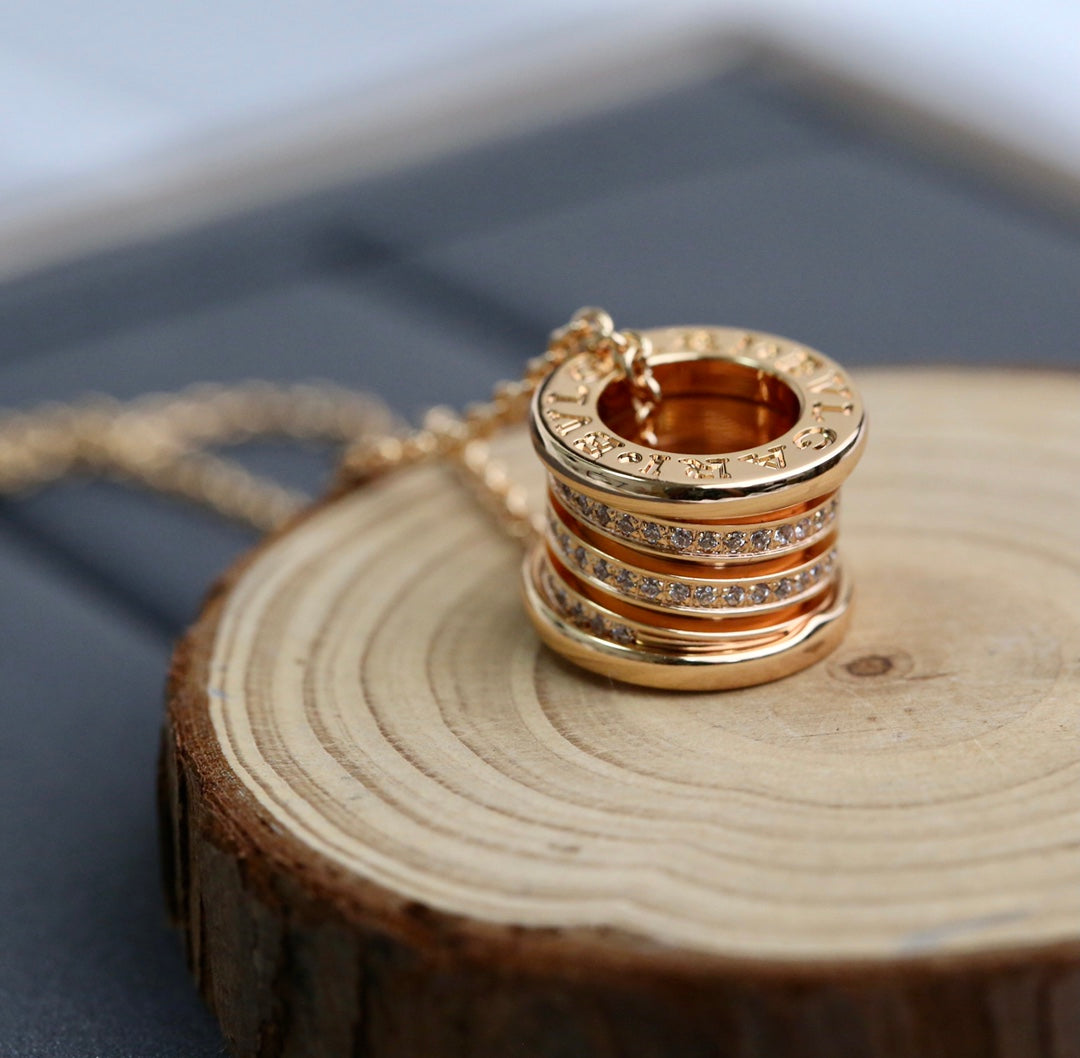 [CharmAmor]ZERO 1 PINK GOLD DIAMOND NECKLACE