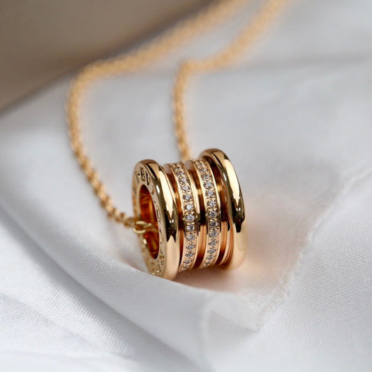 [CharmAmor]ZERO 1 PINK GOLD DIAMOND NECKLACE