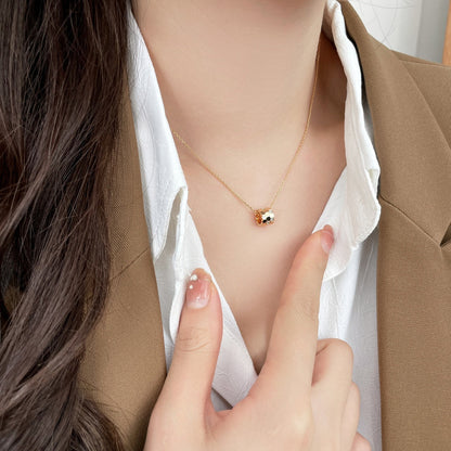 [CharmAmor]BEE MINI PEDANT DIAMOND NECKLACE