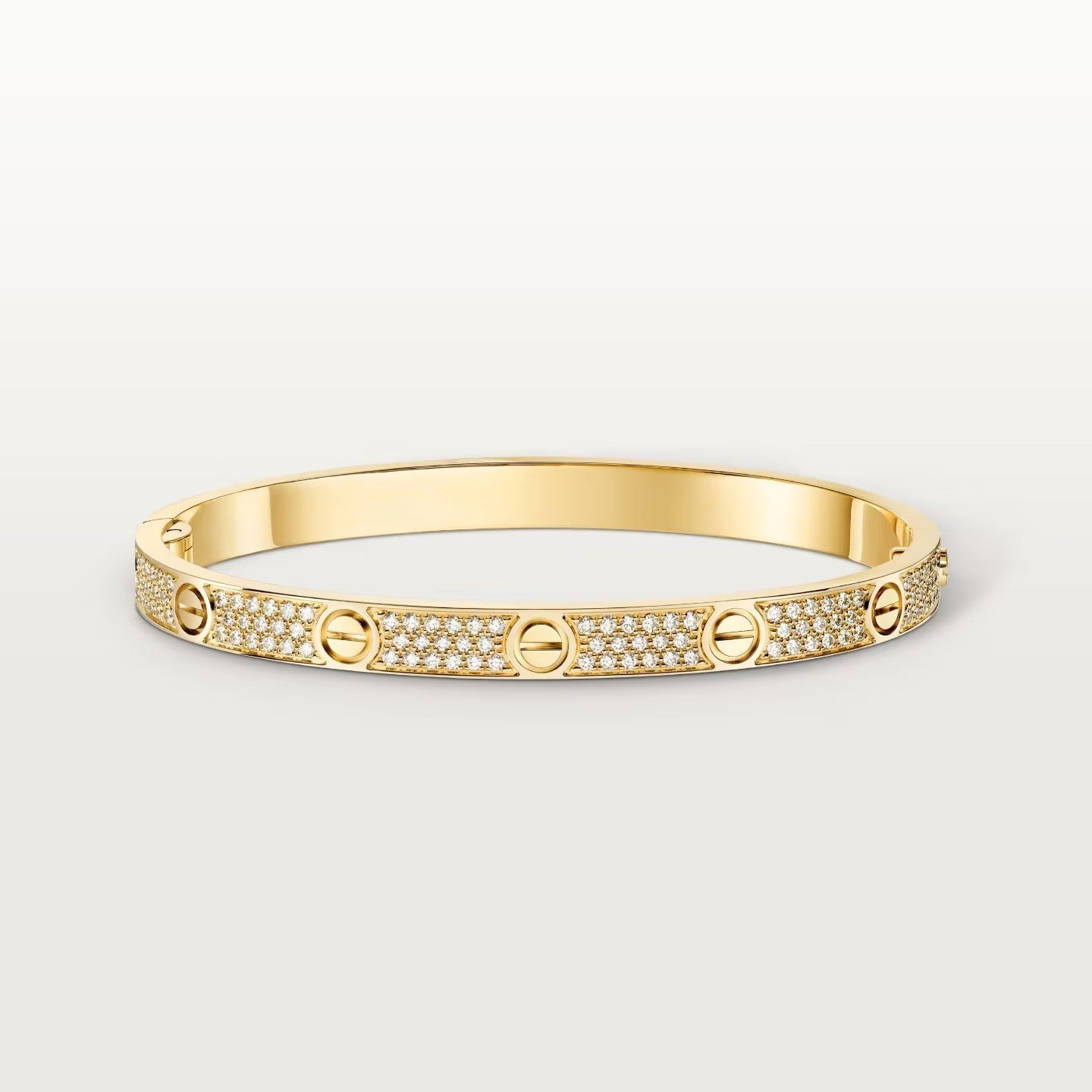 [CharmAmor]LOVE BRACELET 4.8MM DIAMOND-PAVED