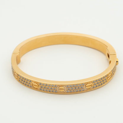 [CharmAmor]LOVE BRACELET 6.1MM DIAMOND-PAVED