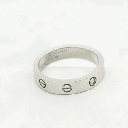 [CharmAmor]LOVE RING 4MM 1 DIAMOND SILVER