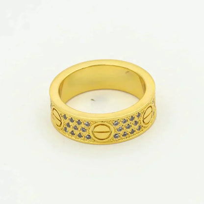 [CharmAmor]LOVE RING 5.5MM DIAMONDS PAVED
