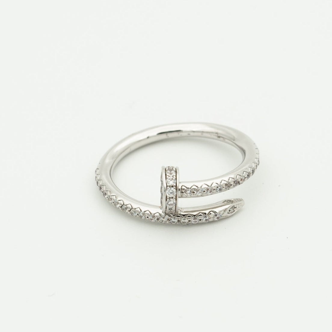 [CharmAmor]JUSTE RING 1.8MM SILVER DIAMONDS