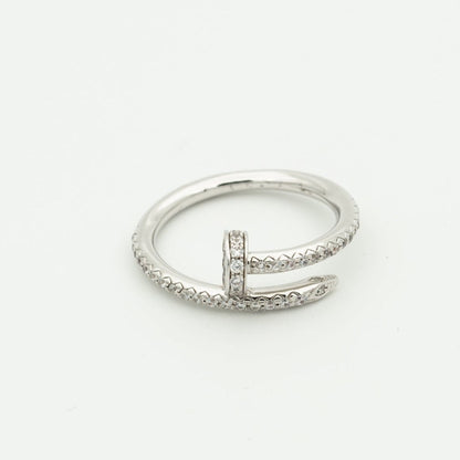 [CharmAmor]JUSTE RING 1.8MM SILVER DIAMONDS