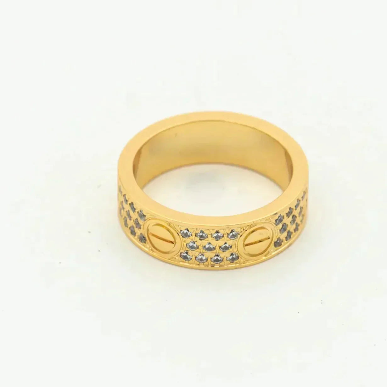 [CharmAmor]LOVE RING 5.5MM DIAMONDS PAVED
