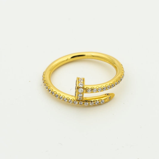 [CharmAmor]JUSTE RING 1.8MM GOLD DIAMONDS
