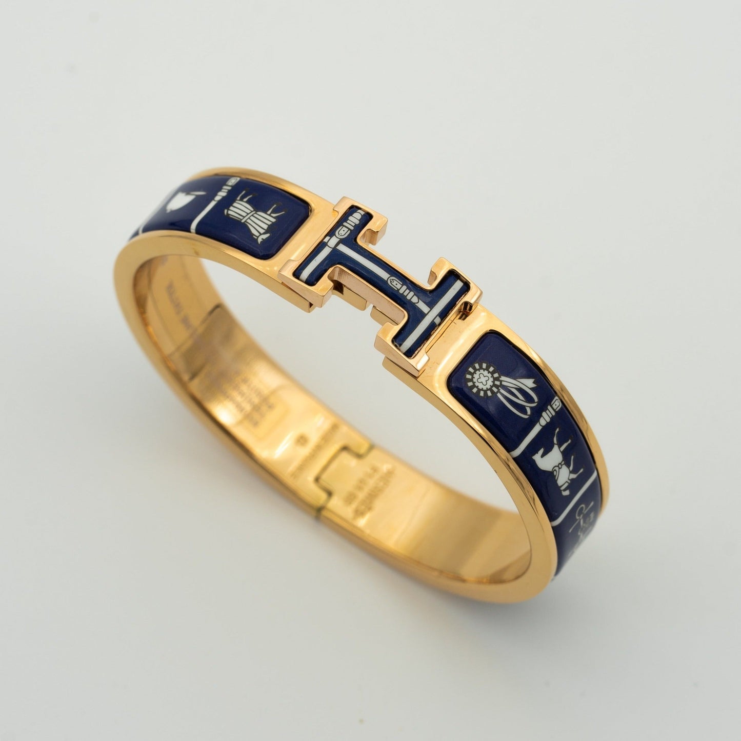 [CharmAmor]H BRACELET BLUE CERAMIC