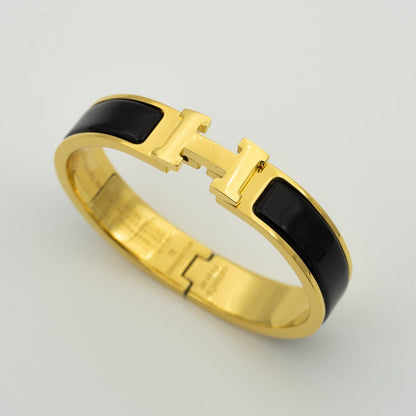 [CharmAmor]H BLACK BRACELET